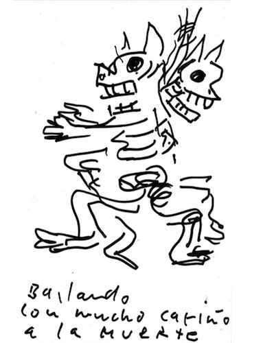Bailando con mucho carino a la muerte